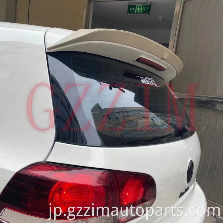 Exterior Accessories ABS CPlastic Rear Trunk Boot Wing Spoiler For Golf 6 GTI